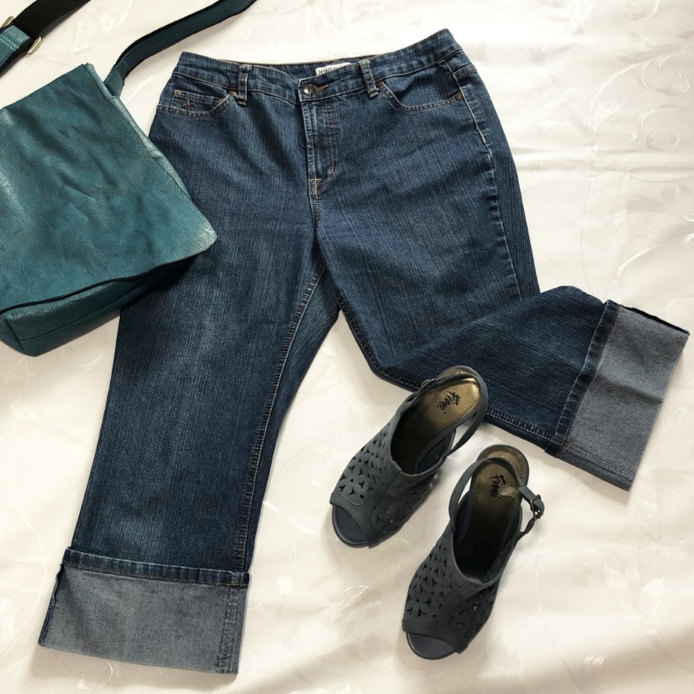 Jones & Co cropped jeans